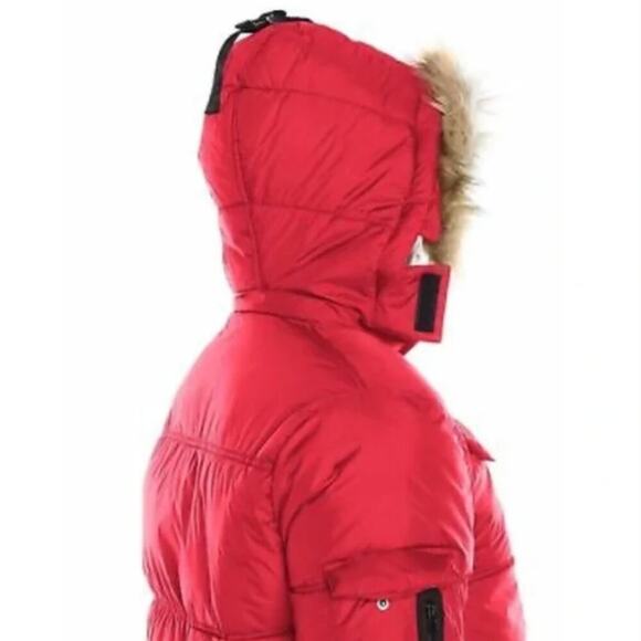 NWOT BearPaw Men's Durham Winter Puffer Coat Red Size S - Picture 2 of 12
